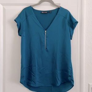 Teal Blouse
